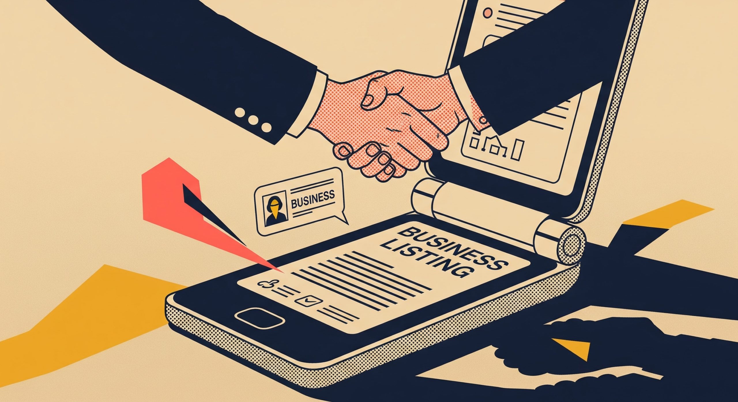 Visual representation of business lending trends by building trust with accurate listings, highlighting the impact and future of mobile lending solutions.